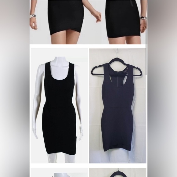 BCBGMAXAZRIA Black Gisela Stretch
Bodycon Bandage Dress Size M - Picture 5 of 6